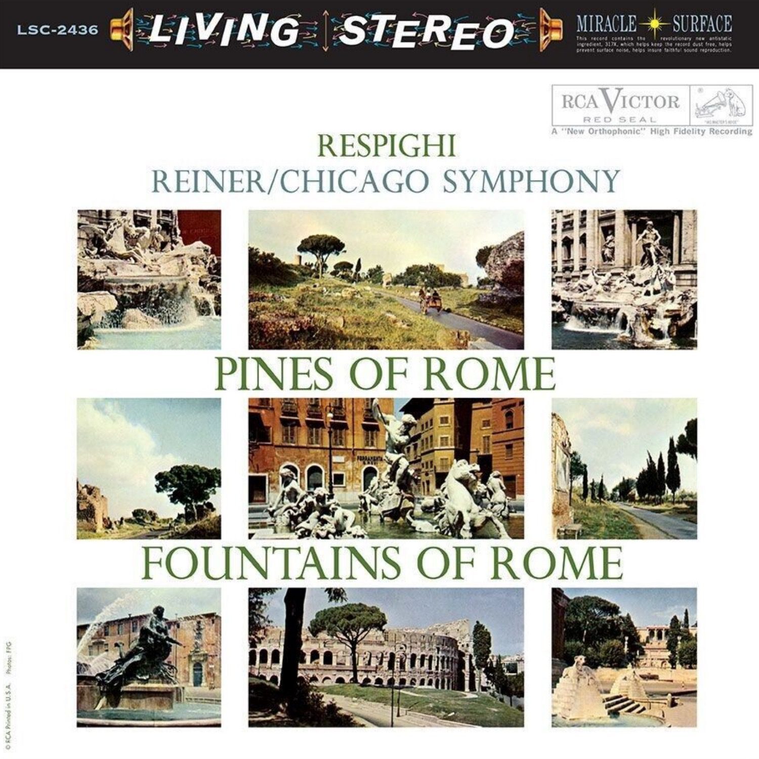 330 Fritz Reiner Respighi Pines of Rome Fritz Reiner - Respighi Pines of Rome - Imagen 1