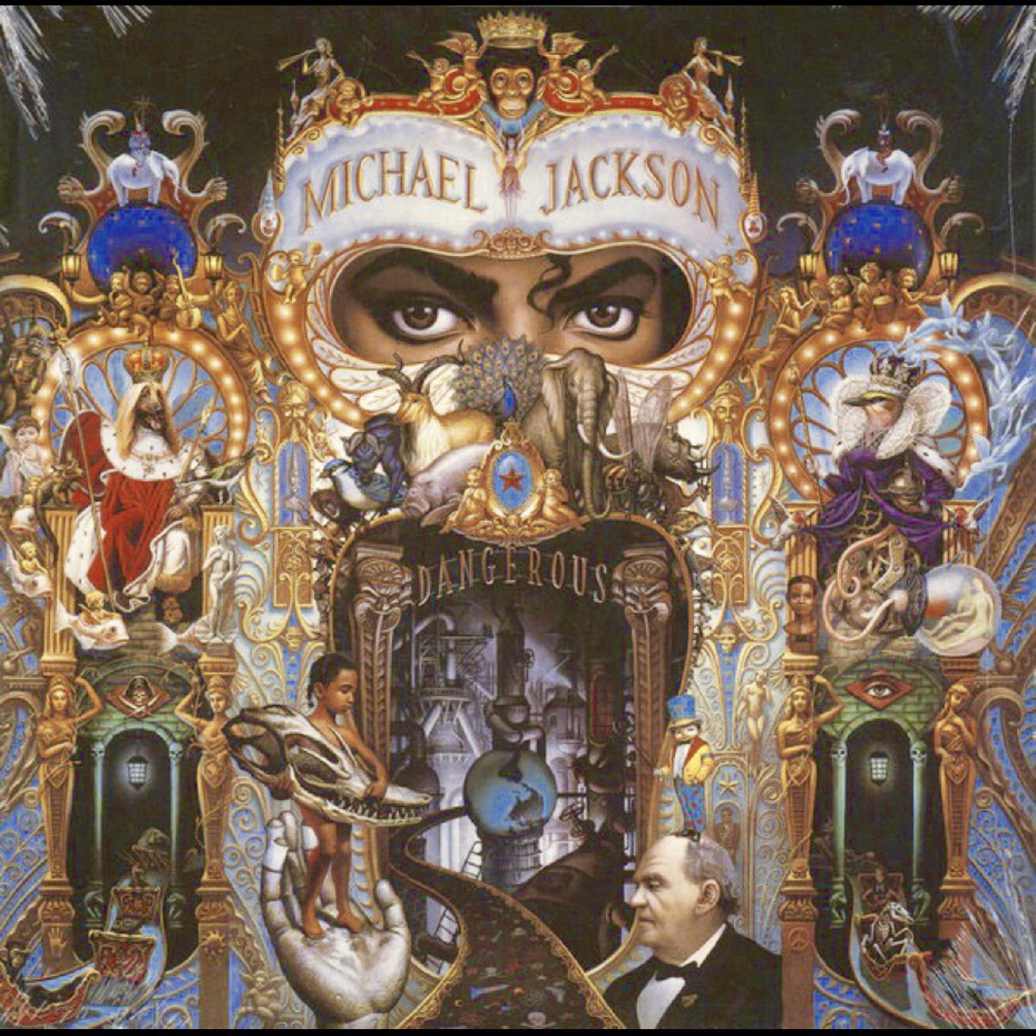 Michael Jackson- Dangerous. Epic Records. 2LPs 33rpm Michael Jackson - Dangerous (Epic Records 33rpm) - Imagen 1