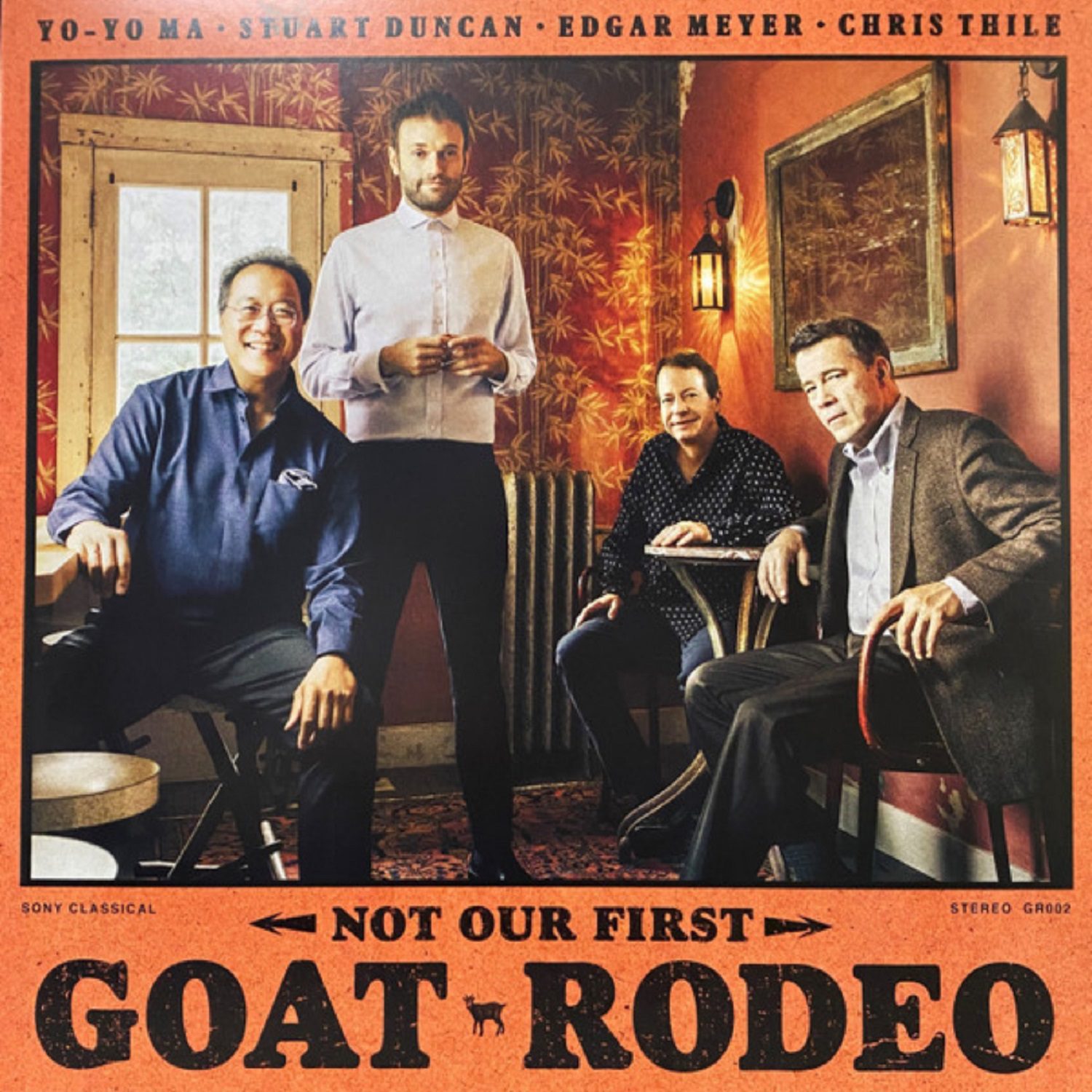 Yo-Yo Ma, Stuart Duncan & Edgar Meyer. Not our first Goat Rodeo. SONY Records 1LP 33rpm Yo-Yo Ma, Stuart Duncan & Edgar Meyer - Not our first Goat Rodeo - Imagen 1